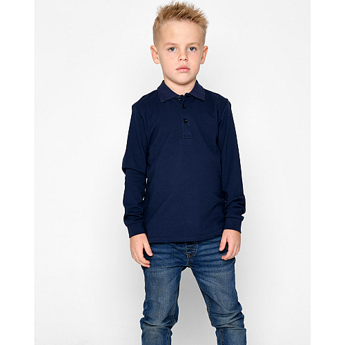 Рубашка поло для мальчика Carica Kids SV-11121-2 146 Синий (780827)