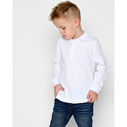 Рубашка поло для хлопчика Carica Kids SV-11121-3 152 Білий (780819)