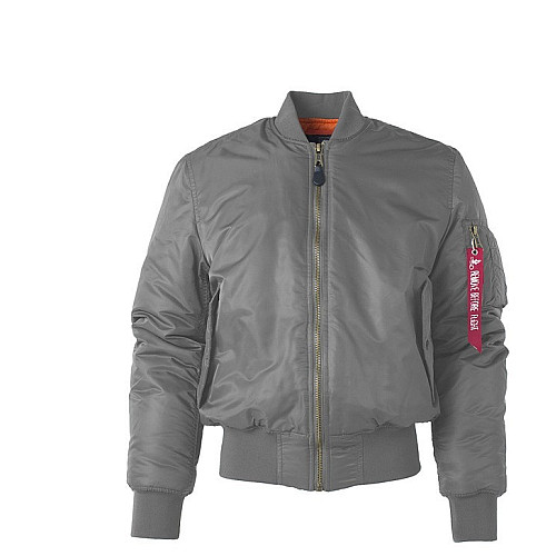 Куртка-бомбер DFL MA-1 Pilot Style M Gray KT6000308