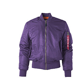 Куртка-бомбер DFL MA-1 Pilot Style M Violet KT6000312