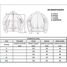 Куртка-бомбер DFL MA-1 Pilot Style L Фіолетовий KT6000312