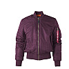 Куртка-бомбер DFL MA-1 Pilot Style 2XL Burgundy KT6000316
