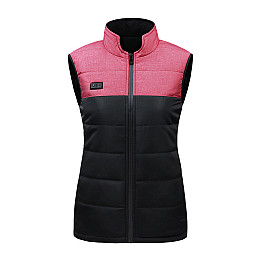 Женская жилетка с подогревом Lesko 001A XL Black-Pink