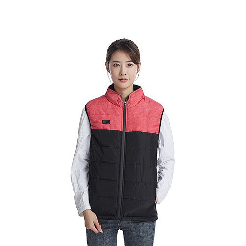 Женская жилетка с подогревом Lesko 001A XL Black-Pink