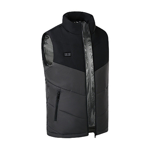 Жилетка с подогревом Lesko 2208 3XL Black-Grey