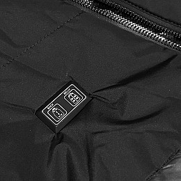 Жилетка з підігрівом Lesko 2208 4XL Чорно-Сіра