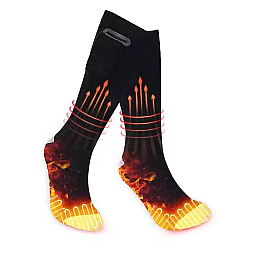 Носки с подогревом FMA ZBHSWZ01 с блоком 4000 mAh 38-44 Черный