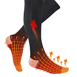 Носки с подогревом FMA ZBHSWZ04 с блоком питания 4000 mAh 38-44 Черный