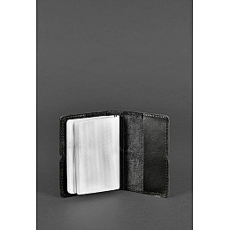 Кожаный кард-кейс 7.0 угольно-черный BlankNote