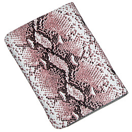 Визитница вертикальная под кожу змеи SHVIGEL 19085 Разноцветная