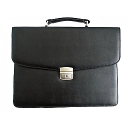 Портфель для документів малий Дорожка 27х35х7 см Black (7226)