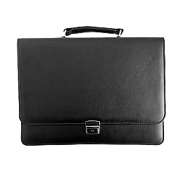 Портфель для документів малий Дорожка 27х35х7 см Black (7227)