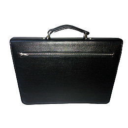 Портфель для документов малый из натуральной кожи Дорожка Черная (7226-1)