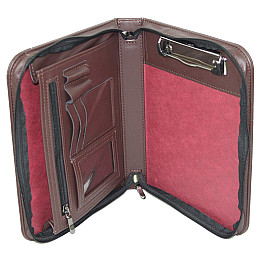 Папка ділова формату А5 з штучної шкіри Portfolio Коричневий (Portbw08 brown)
