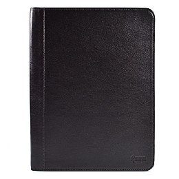 Кожана папка для ділових документів А4+ TARWA GC-1294-4lx Чорний