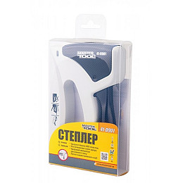 Степлер ресорний MASTERTOOL для скоби 6-14 мм 11.3х0.7 мм регулювання сили удару корпус пластик/метал 41-0901