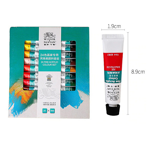 Профессиональный набор акриловых красок Winsor & Newton (24 * 10 мл.)