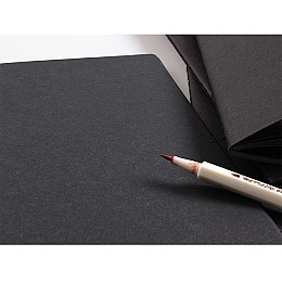 Альбом для эскизов и зарисовок на спирали Worison, черные листы, А3, 60 листов