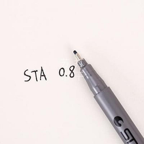 Ручка лайнер STA товщина 0,8 мм