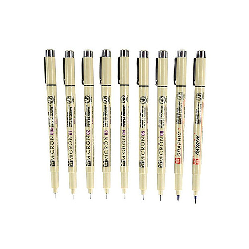 Капілярні ручки Sakura Pigma Micron (0.5), 0,45 мм