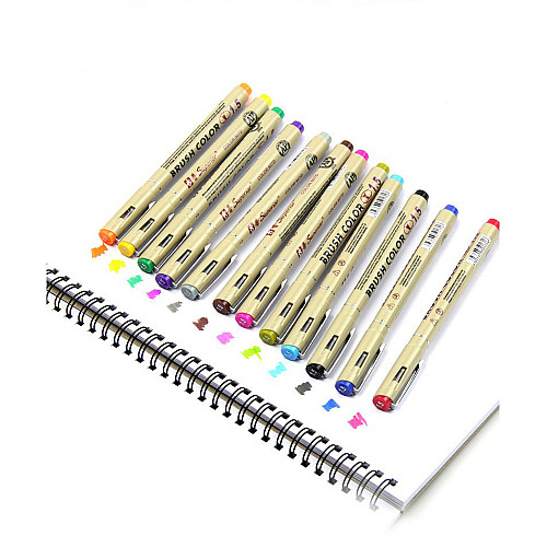 Набор ручек-кисточек Superior (BrushPen) 12 цветов