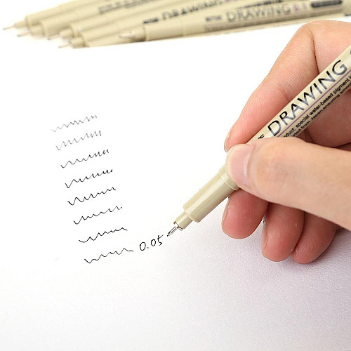 Набор профессиональных линеров "Drawing" 8 шт.
