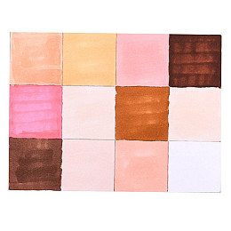 Набір маркерів для скетчинга STA тілесних тонів 12 штук (STA-3203-body)