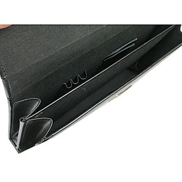 Папка-портфель з кожзамінника JPB AK-09 чорна