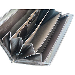 Папка-портфель з кожзамінника JPB AK-10 Коричнева