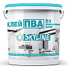 ПВА Клей прочный универсальный водостойкий D3 SkyLine 3 кг Белый