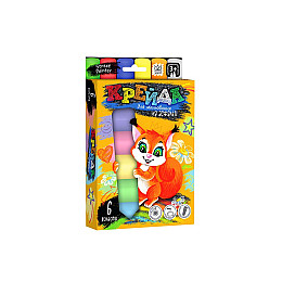 Мел для рисования на асфальте Danko Toys MEL-01-04U 6 шт большой