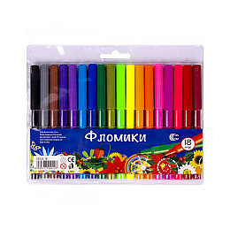 Детские Фломастеры "Фломики" COLOR-IT CR550-18 18 цветов
