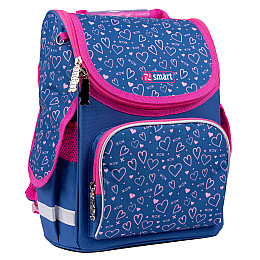 Рюкзак школьный каркасный Smart PG-11 Hearts (558995)