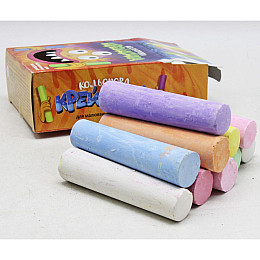 Мел цветной Мелок большой 10 цветов Dankotoys (КRD-02-01U)