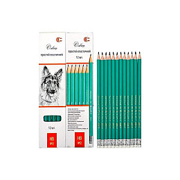Карандаш простий НВ № 2 "С" COLOR-IT CR655 в упаковці 12 шт