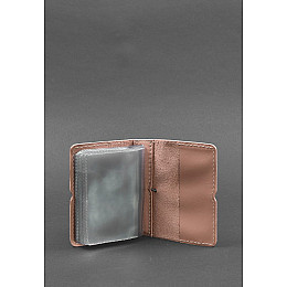 Женский кожаный кард-кейс 7.0 розовый Краст BlankNote