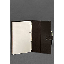 Кожаный блокнот А4 (софт-бук) 9.2 коричневый BlankNote