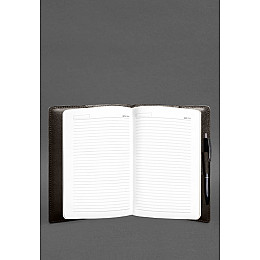 Кожаный блокнот А5 (софт-бук) 9.3 коричневый BlankNote