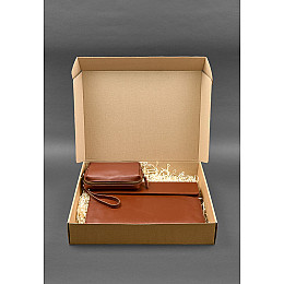 Кожаный набор Мобильный Универсальный светло-коричневый BlankNote