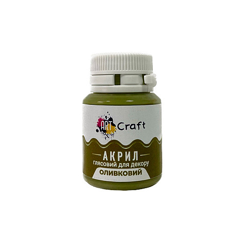 Акрилова фарба глянцева "Оливковий" Art Craft AG-7524 20 мл