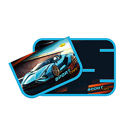 Пенал для школяра Апельсин АП-1003 19х13 см SportCars