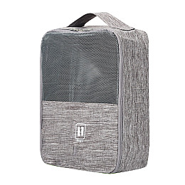 Сумка органайзер для взуття дорожня мала Travel Bag Сіра (IBH042S)