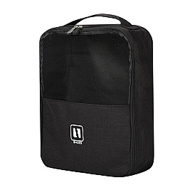 Сумка-органайзер для взуття дорожня мала Travel Bag Чорна (IBH042B)