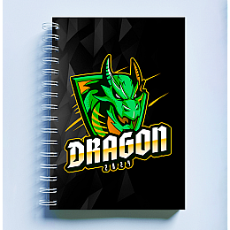 Скетчбук Sketchbook блокнот для рисования с новогодним принтом "Dragon 2024 Дракон 2024" А3 Кавун 48