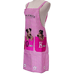 Фартук для творчества UKC Собачки Розовый 444689 75x68 см