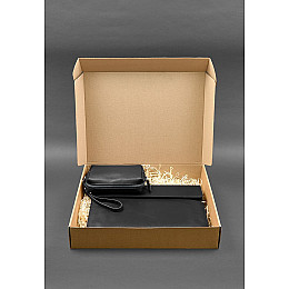 Кожаный набор Мобильный Универсальный черный BlankNote