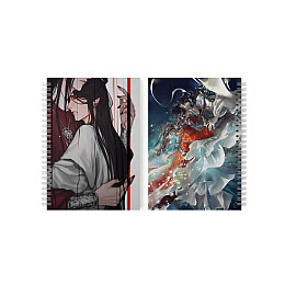 Скетчбук Се Лиан Xie Lian и Чен Хуа Hua Cheng Благословение Небожителей Heaven Officials Blessing 48 листов (23000) Fan Girl