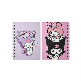 Скетчбук Fan Girl Куроми Kuromi Моя Мелодія Onegai My Melody і персонаж Моя Мелодія 48 аркушів (22995)