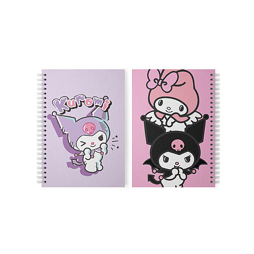 Скетчбук Fan Girl Куроми Kuromi Моя Мелодія Onegai My Melody і персонаж Моя Мелодія 48 аркушів (22995)