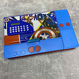 Пенал-шкатулка з калькулятором Капітан Америка Stenson CEL-278/8282